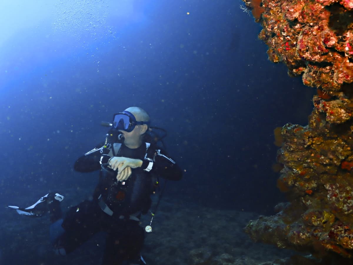 Matt underwater