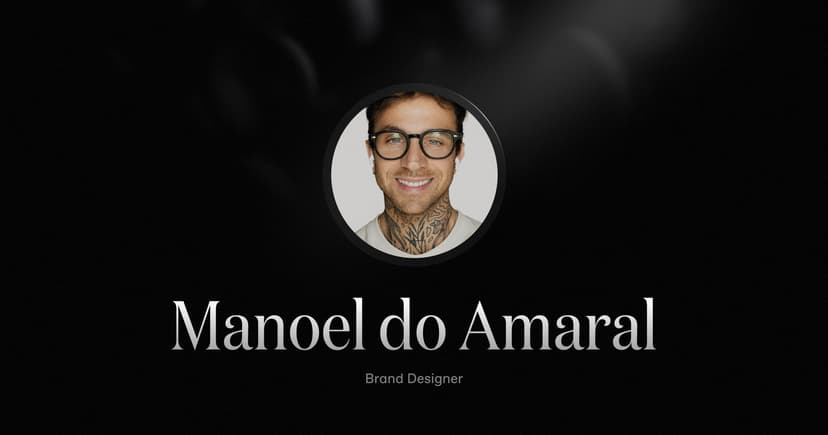 Welcoming Manoel do Amaral, our new Brand Designer